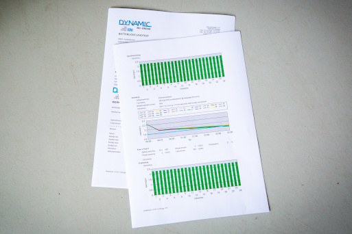 No-Break onderhoudsrapport na test